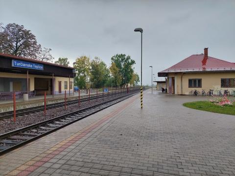 Fotografie Železničná stanica Turčianske Teplice