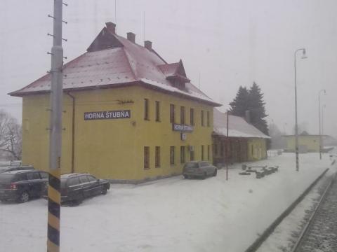 Fotografie Horna Stubna Train Station